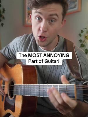 The most annoying part of the guitar is…  #fyp #guitar #guitartok #guitarlesson 