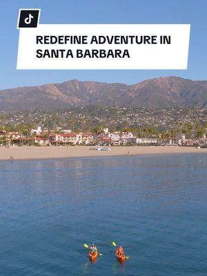 Santa Barbara redefines adventure with unforgettable experiences. Kayak the coast, feast on local bites or swing into views that wow. #SeeSB #SantaBarbara #AmericanRiviera #California #Travel #visitcalifornia #tiktoktravel #luxurytravel #thingstodo