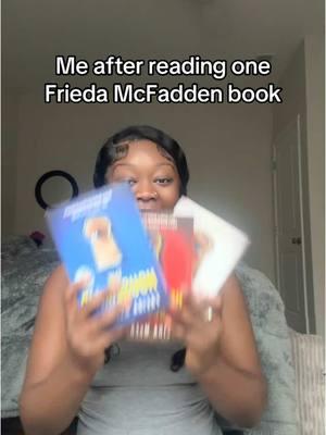 Yup, that’s how it all started. I have a few more of her books to read and I’ll be all caught up #BookTok #friedamcfadden 