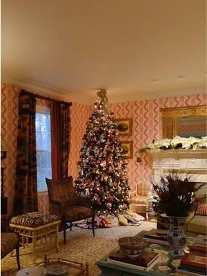 This beautiful home in upstate New York has an entire room filled with vintage Christmas treasures! 🎁 Interior designer, Hollis Loudon, takes us through her colonial home that is a vibrant tribute to her mother, filled with lush florals and bold patterns. A stunning celebration of family and unforgettable style! 🎊 Watch Hollis’ full #Homeworthy tour on HOMEWORTHY.COM! #homeworthy #upstateny #newyork #design #interiordesign #christmas #color #colorfulchristmas #fyp 