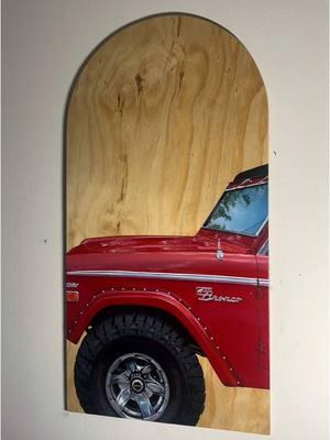 i actually love how this one turned out #woodart #ford #fordbronco #vintagebronco #art #painting #SmallBusiness 🚘: @Kaylee Hope Baker 