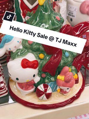 TJ Maxx Sale…Hello Kitty Christmas finds at %50 off 🎀💖 #tjmaxx #tjmaxxfinds #hellokitty #hellokittychristmas #tjmaxxhellokittyfinds 