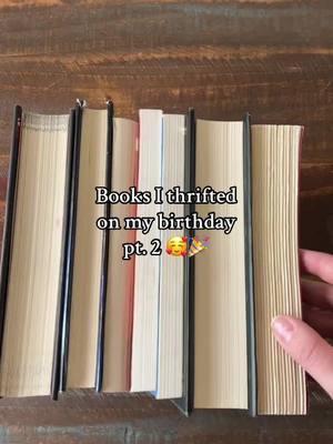 Books I thrifted on my birthday! #fyp #fypシ #fypシ゚viral  #fypppppppppppppppppppp #BookTok #booktoker #thrifted #thrifthaul #thriftedbooks #goodwill #goodwillfinds #bookworm #birthday #birthdaygirl #bookish #bookrecommendations #bookrecs #2025 #2025tbr #bookseries