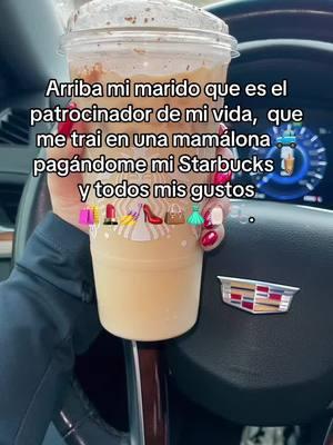 Gracias amor 🥰 🫶🙏, por tan bonita vida que me das 👸🏻! #paratiiiii #quebonitavida #graciasamor #vidademantenida👸🏻 #💍 #bendecida #agradecida #concentida #amo #starbucks 