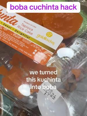 we’ll do this in every Pinoy party where there’s kutsinta from now on. 😁 #itsthetapioca  #boba #bobahack #cuchinta #kutsinta #pinoy #filipino #filipinofood #tapioca 