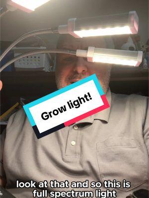 Grow light! #TikTokShop #asseenontiktokshop #tiktokmademebuyit #fulldisclosure #freesamples #reviews #growlight #gardening #plants 