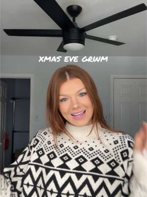 christmas eve grwm but you cant hear any of the audio until the end #xmaseve #grwm 