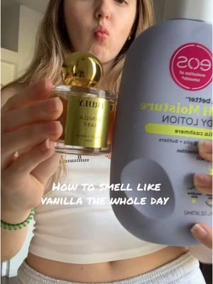 this vanilla baby perfume smells soo good- it’s worth it and it’s on sale now !! #trulybeauty #vanillaperfume #perfume #perfumetiktok #vanillababy #vanillagirlaesthetic #howtosmelllikevanilla #fyp #viral #tiktokshopfinds 