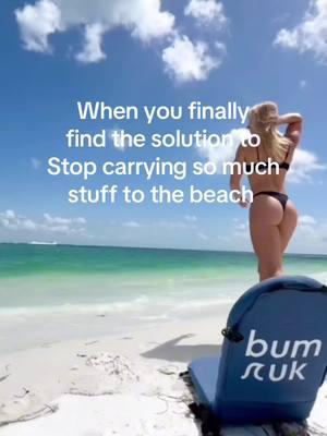 Sometimes I enjoy carrying a lot of stuff though #bumruk #florida #backpack #beachday