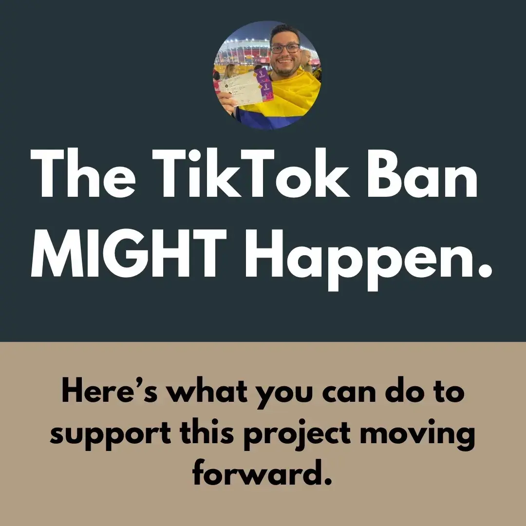 Here’s how you can support TravelFutbolFan in 2025, regardless if the TikTok ban happens or not. #notiktokban #travelfutbolfan #futbol #Soccer #weare26 #somos26 #takeittotheworld 