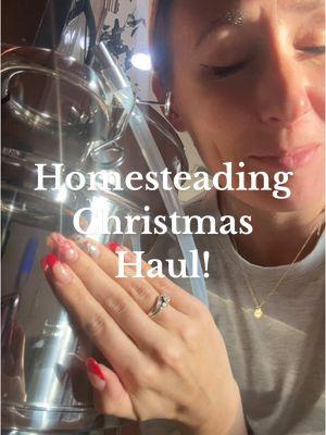 Homesteading Christmas haul! #steamjuicer #christmashaul #homesteading #suburbanhomestead 