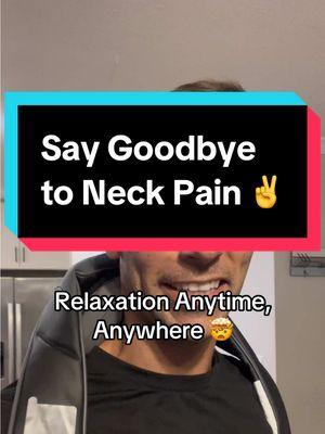 Portable, rechargeable neck massager for pain relief and relaxation anytime, anywhere 🤯 #ViralProduct #RelaxationMadeEasy #CordlessMassager #StressRelief #PainRelief #GadgetGoals #SelfCareEssentials #ShopTikTok #NeckMassager 