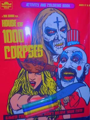 My brother found this on the floor at @Walmart WE LOVE YOU!! It’s our favorite movie he said “ I ALMOST STEPPED ON IT & I have no idea where it came from it was meant to be”🤣 OKAYYY WALMART! #BookTok #robzombie #sidhaig #coloringbook #thedevilsrejects #horrortok #walmartcoloringbook 