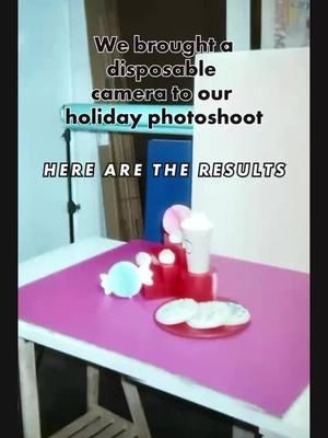 Behind the scenes of our holiday photoshoot, captured through the lens of a disposable camera! 📷🍬🤩🎁 #scooterscoffee #scootonaround #scooterscoffeexcandyland #holiday #disposablecamera #filmcamera #behindthescenes #scooterscoffeexcandyland #holidaymenu 