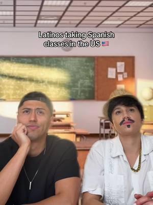 Latino Spanish is not correct Spanish apparently #hispanic #hispanicsbelike #growinguphispanic #jrvillanueva #HispanicTikTok Latinos taking Spanish classes in the US be like. Growing up Latino in North America. Latino slangs in USA. Hispanic culture 