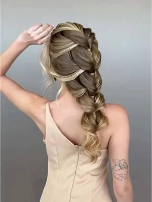 #hairtutorial #bridsmaids #bohohairstyle #bridalhair 