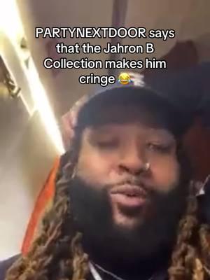 He be embarrased about his old songs 😭😭😭 #partynextdoor #instagramlive #cringe #jahronbcollection 