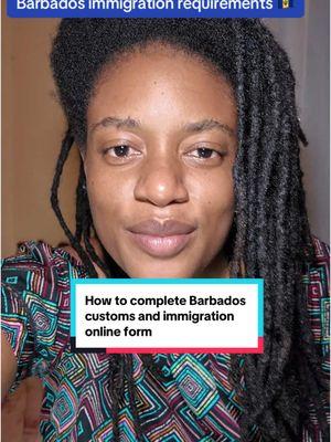 How to complete Barbados 🇧🇧 customs and immigration online form.  . Ps: long video 😊  . #travel #barbados #barbadostiktok #immigration #caribbean #cruise #duffythetravelmaker #duffytravel #duffytv #Lifestyle #island #bajan 