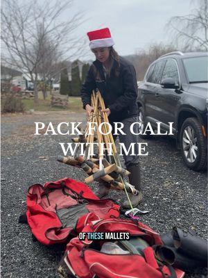 Merry Christmas - packing for a polo tournament in California  #polopacking #pologear #equestrianpackinggear #equestriangear #polomallets 