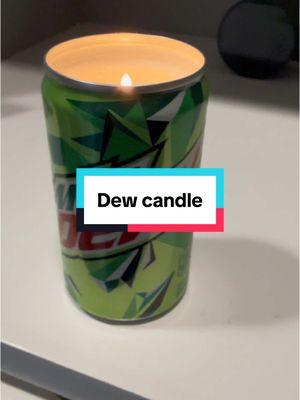 Mountain dew candle is an any day gift! #mtdew #candletok #candlemaking #candles #smellsgood #homedecorideas #homedecortiktok 