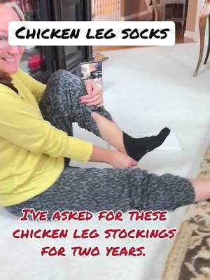 I’ve asked for these chicken leg stockings for two Christmases in a row. This year my kids came through! #FavoriteGift #FavoriteChristmasGift #merrychristmas #BestGiftEver #Lol #EnoughWithTheSlices ##chickenlegsocks @@Pamela Santangelo