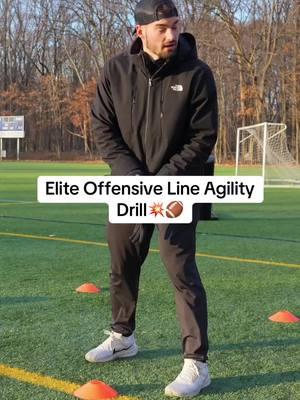 Elite Offensive Line Agility Drill💥🏈 Programmed with the best OLine Drills in the 5⭐️ Football Package OL Edition✅ LlNK lN BlO 5O% 0FF‼️ . . . . . #fb #football #footballcoach #d1 #d1football #d1footballplayer #oline #olinedrills #offensiveline #hsfb #recruiting #hsrecruit #d1offer #d1recruit #footballworkout #5starfootball #5starfootballrecruiting #fyp #fbtok