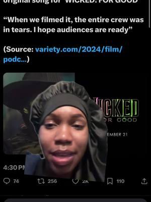 I’m not sure if I’m happy or stressed 😭😭 #wickedforgood #wicked #wickedpart1 #wickedthemusical #wickedthemovie #fyp #fypシ #otpjoker #film #cynthiaerivo #elphaba 