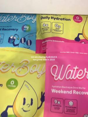 @Waterboy you always have my back, im ur #1 fan!!! i have been loving the daily hydration sticks & the weekend recovery has done wonders for me. if you are looking for new electrolytes i would 100% recommend waterboy! This is not sponsored (i wish) but i just wanted to share since i got another pack from santa:) @Jenna Palek #waterboy #waterboyhydration #electrolytes #weekendrecovery #dailyhydration #2025 #wellness #hydration 