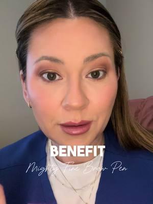 Kind of a brow game changer! @Benefit Cosmetics  #brows #eyebrows #browpen #benefit #benefitcosmetics #benefitofbrows #fyp 