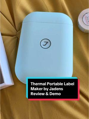 This thermal label maker is super handy! It’s good quality, cuts premade labels, uses thermal printing and is portable and rechargeable. @Jadens printer #jadens #jadensprinter #jadensthermallabelprinter #jadenthermallabelprinter #TikTokMadeMeBuyIt #LabelMakerVibes #ThermalPrinterMagic #PortableLabelMaker #RechargeableLabelPrinter #QRCodePrinting #BarcodeMaker #CustomLabels #SmallBusinessMustHave #DIYOrganization #LabelEverything #CraftingMadeEasy #ViralGadget #OnTheGoLabeling #OrganizeWithStyle #ThermalPrintingTool #SmallButMighty #PrintAndStick #LabelPrinterLove #EasyLabeling #TikTokShopHolidayHaul #TikTokShopMustHaves #SavingsSquad  #HolidayGiftGuide #HolidayGiftIdeas #TikTokShop #TikTokShopping #TikTokShopFinds #TikTokShopReviews #TikTokShopSale#TTSLevelUp #TikTokShopNewArrivals #tiktokshopblackfriday #tiktokshopcybermonday #spotlightfinds #blackfridayearlydeals #blackfridaydeals #blackfriday #ttsdelightnow #giftguide #ttstakeover #brandselect #TikTokShopCreatorPicks #mademyyear #TikTokHolidayHaul  #tiktokshoppicks #toptierdecember #winterfinds #beautyfinds #TikTokShopLastChance #TikTokShopNewYearNewAura #TikTokShopLastChance 