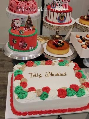 bendecida, una vez más mesa llena de pedido para Navidad 🙏🎅🎄🥳❤️ #lyndenwashington #pastel3leches #fyp #chocoflan #gelatinademosaico #flan #flannapolitano #reposteria #3leches #parati 