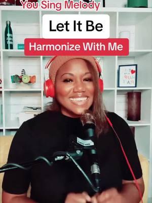 Will you sing with me 🎙️##singer #singers #singingchallenge #musicchallenge #harmony #harmonies #letitbe #beatles #harmonychallenge #harmonize #harmonise #singtok #singingduet #harmonizewithme #harmonisewithme #duetwithme #eartraining #musictraining 