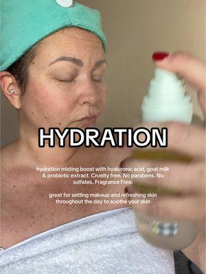 Winter always has my skin feeling dry so this hydration mist/toner with hyaluronic acid, has been a great addition for hydration and soothing. 10/10 recommend. No parabens. No sulfates. Cruelty free. Just some of the perks. Check out more by clicking the orange cart in video! #hydratingskin #howtohydrateskin #skinhydration #skincare #softskin #hydrationtoner #toner #facetoner #hydratingtoner #soothingskincare #hyaluronicacid 