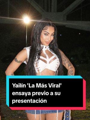 #YailínLaMásViral comparte imágenes de los ensayos previo a su concierto 🎤 en República Dominicana y sorprende a sus seguidores con 🔥movimientos muy sensuales 🌟. 🔊#EnCasaconTelemundo