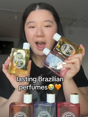 Every Brazilian perfume scent🧡😌 perfect for vanilla girls and also anyone who wants affordable long lasting vanilla perfume and wants to smell fruity and also like vanilla girl hehe trust these are the perfect smell good products for my gourmand perfume lovers or clean girl smell lovers hehe #fruityperfume #perfumetok #fragrancetok #perfume #fragrance #vanillagirl #vanillafragrance #vanillaperfume #smellgood #bodyoil #perfumetiktok #fragrancetiktok #hygeine #everythingshower #everythingshowerroutine #vanillagirlaesthetic #smellgoodfeelgood #perfumes #summerscent #strawberryperfume #longlastingfragrance #longlastingperfume  #gourmandperfume #gourmandfragrance 