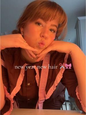 always wanted bangs 😊 #bangs #bangshairstyle #haircuts #newyear 