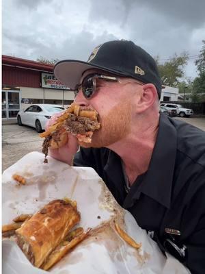 French Fry poboy gone hit every time #bearsrestaurant #covington #louisiana #sttammanyparish #geraldgruenig #mrweatherall #tiktokfoodie #fyp 