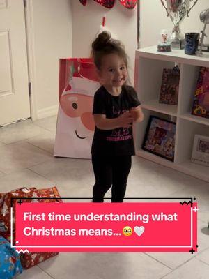 Yes, she knows that this is the day we celebrate Jesus birthday!🥰🥹🙏 #christmas #jesus #christmas2024 #santaclaus #toddler #toddlersoftiktok #toddlertok #reaction #babygirl  #babyandmommy #brazilstyle #babyfashion #cutebabygirl #purehappiness #dayinmylife #hiddengem #diyhalloween #toddler #toddlerlife #motherdaughter #momlife #motherhood #mommylife #explore #viral #mom #moms #momtok #momhacks #stayathomemom #toddlermom #toddlersoftiktok  