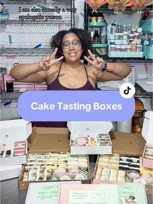 This holiday season has so many people outta pocket. I have never had so many angry ppl for things completely out of my control. If there’s an issue, coming at me swinging is not the move. #baker #bakery #cake #caketasting #caketastingbox 