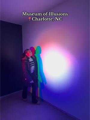 fun activity for when it’s cold out! #fyp #foryou #museumofillusions #charlotte #ally #charlotteactivities #thingstodoincharlotte #thingstodoinclt #illusion #couple #fun #thingstodo 