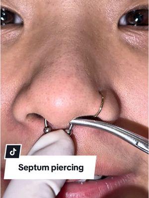 Septum piercing #septumpiercing #piercing #piercings #piercingvideo #piercingvideos #piercingcheck #piercingtok #piercinglover #piercingsoftiktok #piercingstudio #vairal #fyp #allfake⚠️ 