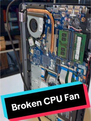 CPU Fan Error! #tech #techtok #techtips #computerrepair #pcrepair #laptoprepair 