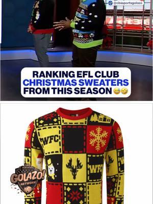 The crew ranks the best and worst Holiday ugly sweaters from the EFL 🎄🎁 #efl #uglysweater #christmas 