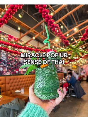 Miracle Pop Up until 12/31 in Ashburn, Virginia! MIRACLE POP UP AT SENSE OF THAI UNTIL 12/31! Christmas may be over, but you can still enjoy all the holiday festivities at @5enseofthai with their @miraclepopup until December 31. What’s better than festive beverages and Thai food?! Some of my favorites were the healthy rolls, Siam chicken fried rice and the cry baby noodles!  (Hosted) #miraclepopup #holidaydecor #ashburnva #oneloudoun #visitvirginia #thaifood #novafoodies #ashburn #holidaybar 