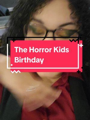 The Horror Kids Birthday, for @Carna  . . . #horrorhouse #slasher #michaelmyers #freddykrueger #jasonvoorhees #billylenz #pamelavoorhees #skit 