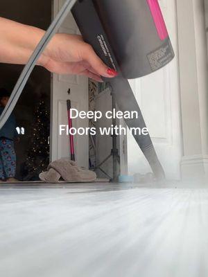 Deep clean my floors with steamer #steamcleaning #groutcleaning #floorcleaninghack #newyearnewaura #spotlightfinds #cleanwithme 