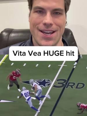 Vita Vea with a fat hit in NFL week 16 vs the Dallas Cowboys #nflhighlights #buccaneers #vitavea #bighit #waterboy #bobbyboucher 