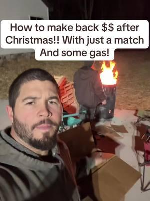 Make money with ideas as easy as this!! #gas #diesel #fire #firepit #boxes #burn #bluecollar #service #DIY #money #easy #hustle #sidehustle #customer #concrete #bluecollar #insurance #gift #christmas #rich #poor #extra #extramoney 