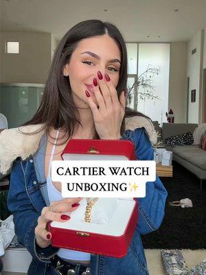 If you've been following for a while you know how special this watch is🥹I'm so overwhelmed #cartierwatch #cartierbaignoire #yellowgoldwatch #ladieswatches #luxuryunboxing #uniquewatches #vintagecartier #christmashaul 