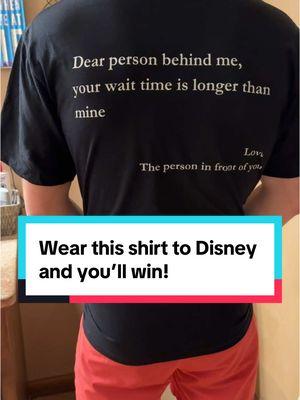 This shirt is hilarious! Get yours with the link in our bio! PS we designed it ourself! #disneyworld #disneynews #disneyshirt #disneylines #disneyworldshirt 